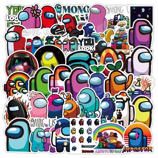 Sticker Among Us set 52 miếng chống thấm nước