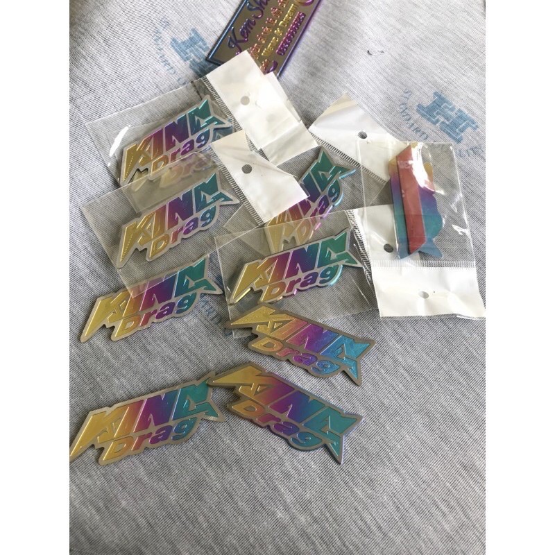 Logo Kingdrang Titan Sẵn Keo Dán 3M