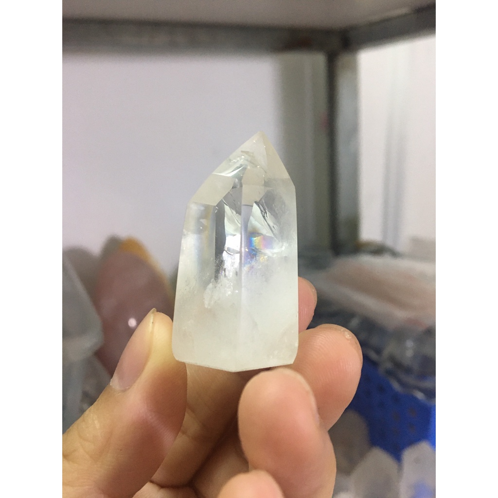 01 Trụ đá trắng TA OEM TDT01 [White quartz stone pillar]
