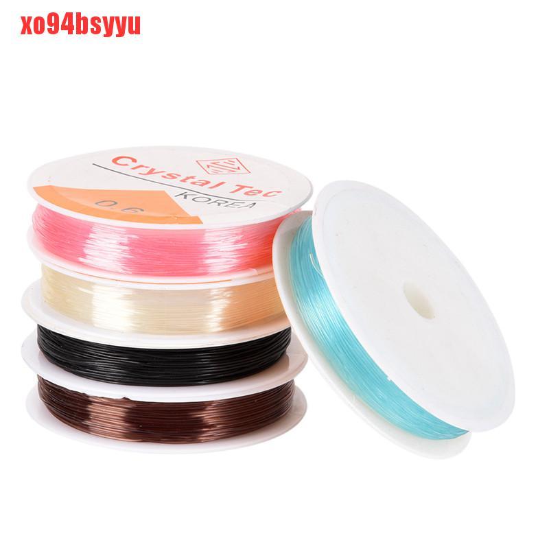[Xo94Bsyu] 1 Cuộn Dây Cước Co Giãn Để Làm Trang Sức