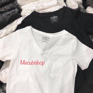 Áo thun cổ tim basic bull&bear