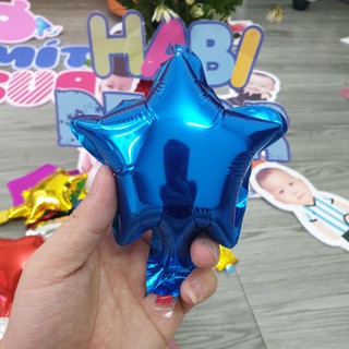 Bóng nhôm hình tim- sao nhí 5 inch ( chọn màu) trang trí đám cưới, sinh nhật, thôi nôi, đầy tháng