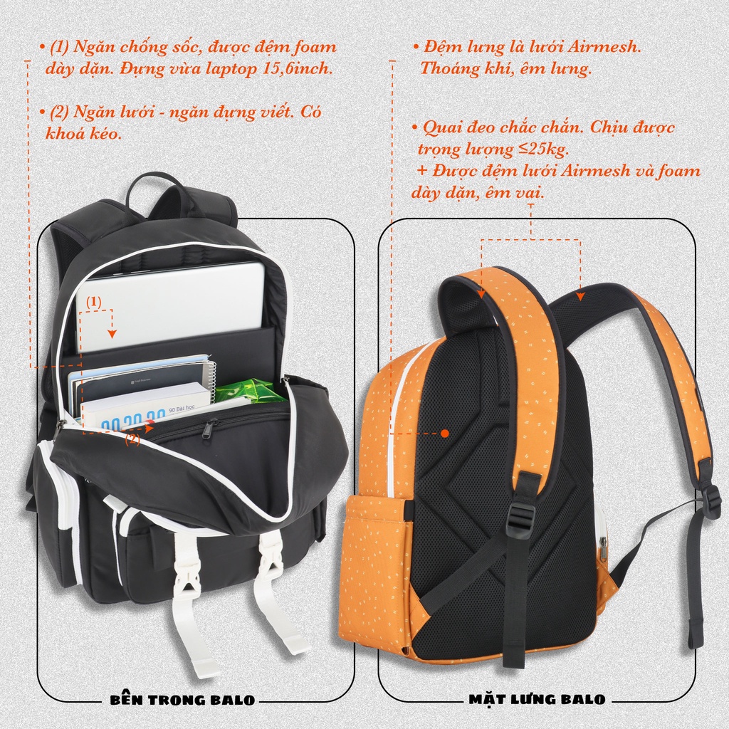 Balo Thời Trang SCARAB - FUSSY Backpack Unisex