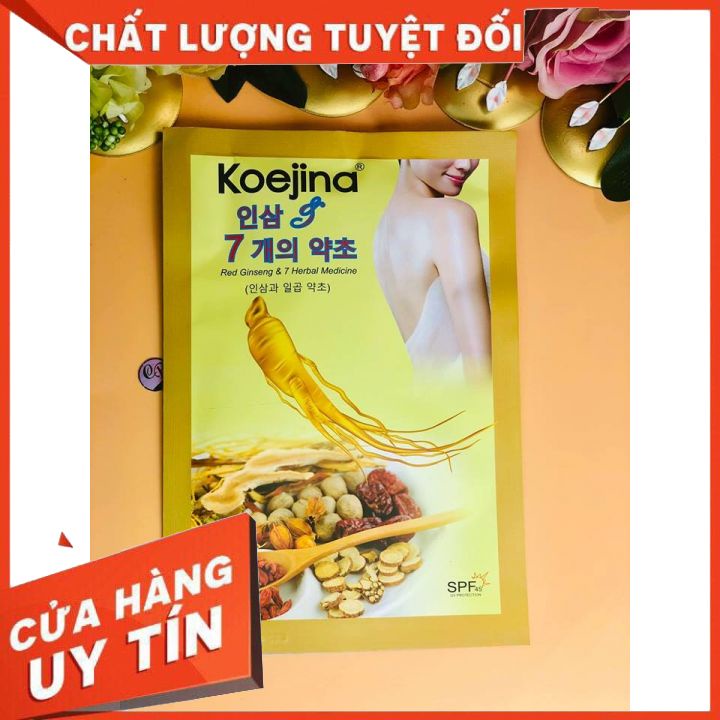 tắm trắng bịch koejina hàn quốc 120g đủ loại -làm trắng mịn màng sau 30phut -ít châm trích