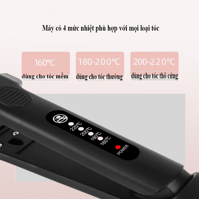 Máy Dập XÙ VÀ Duỗi Thẳng Chỉnh Nhiệt Cao Cấp (bản trung) MLT888