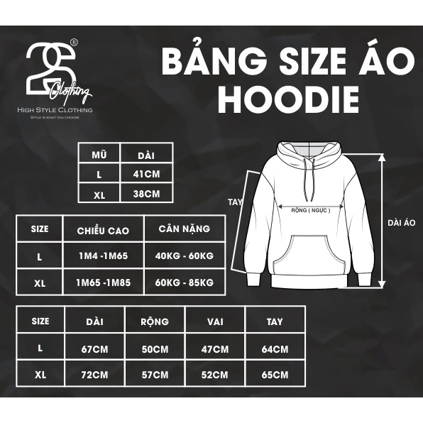 Áo Hoodie Nỉ Trơn Form Rộng Có Mũ 2S Clothing, Áo Hoodie Basic Unisex Màu Trắng Đen | BigBuy360 - bigbuy360.vn