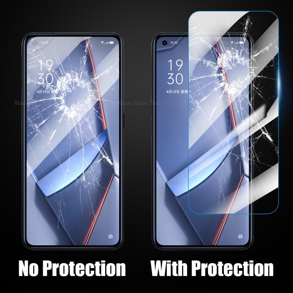 Set 3 Kính Cường Lực 9H 2.5D Bảo Vệ Màn Hình Điện Thoại OPPO Reno8 Reno7 Reno6 Reno5 Reno4 SE Lite Reno3 A F Z Reno