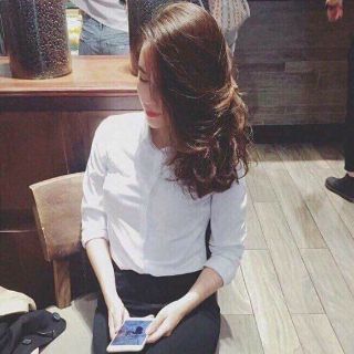 Sơ mi uni dài tay