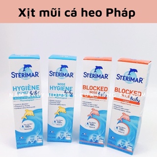 Xịt mũi cá heo muối biển Sterimar cho bé từ 0 tháng tuổi 100ml