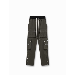Quần túi hộp ống rộng đắp nút TOBI - Button Cargo Pant