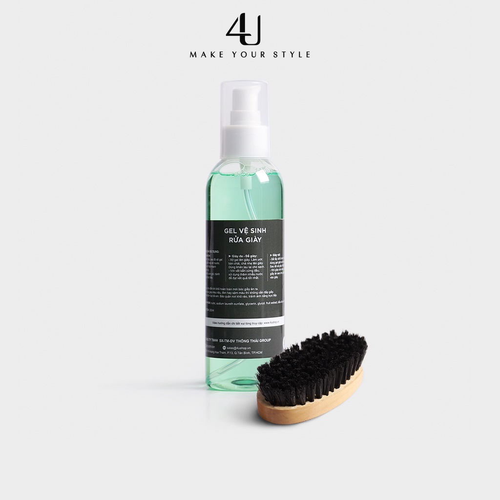 Gel vệ sinh giày 4U Shop siêu sạch 200ML