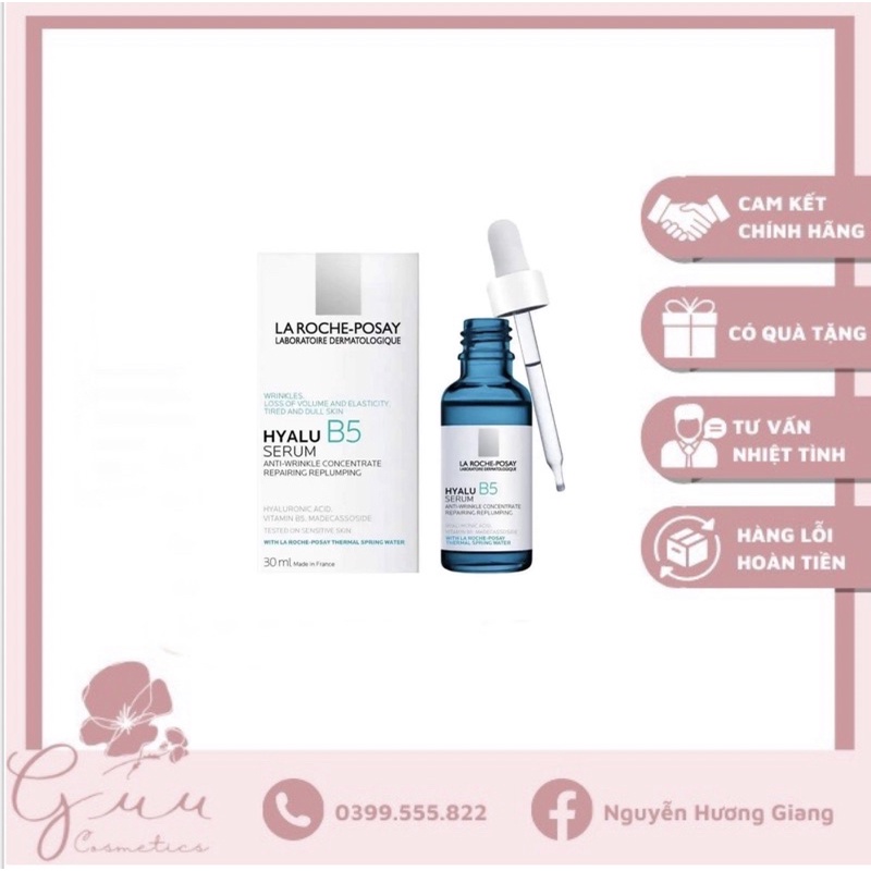Tinh chất phục hồi da La Roche Posay Hyalu B5 Serum 30ml Pháp