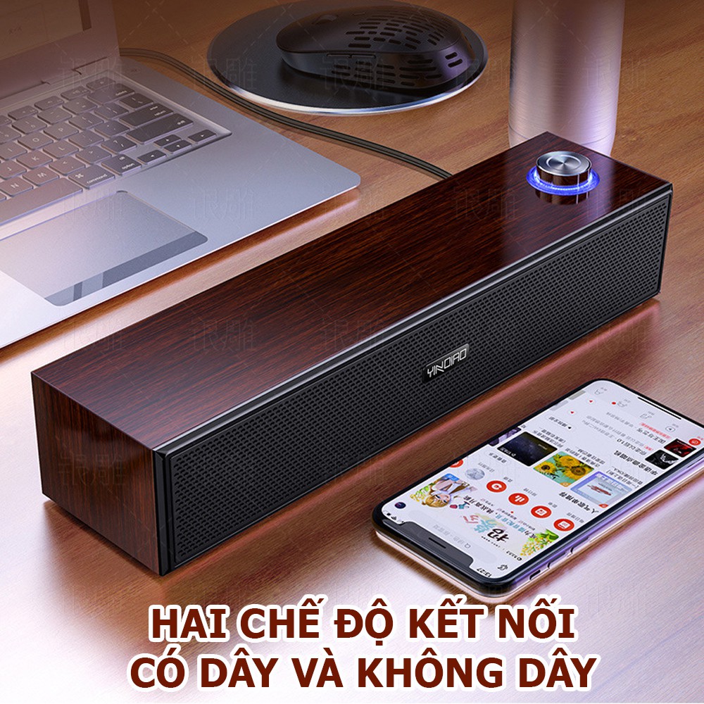 Loa bluetooth A36 không dây- có dây, âm thanh chân thực, thiết kế sang trọng phù hợp với không gian trong nhà