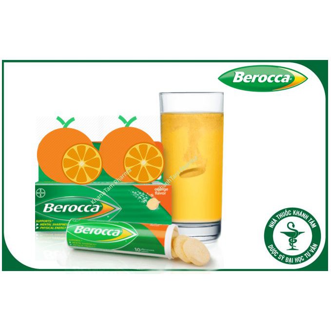 Viên sủi Berocca Performance - Bổ sung Vitamin và khoáng chất - Vitamin C