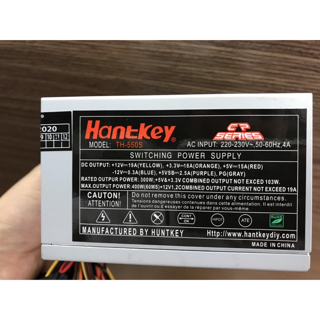 Nguồn Máy Tính Mini Hankey Kèm Dây Nguồn - BH 12 Tháng