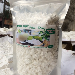 Tinh bột sắn dây nhà làm