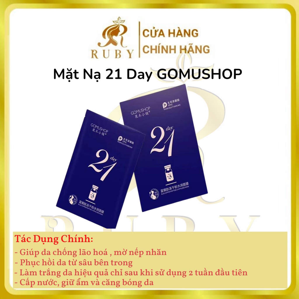 Mặt nạ 21 day Gumoshop, Mask Dưỡng ẩm, phục hồi, Nội Địa Trung