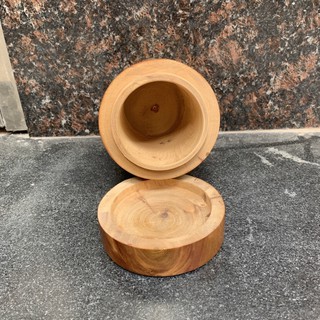 Hộp đựng chè đục tứ quý gỗ