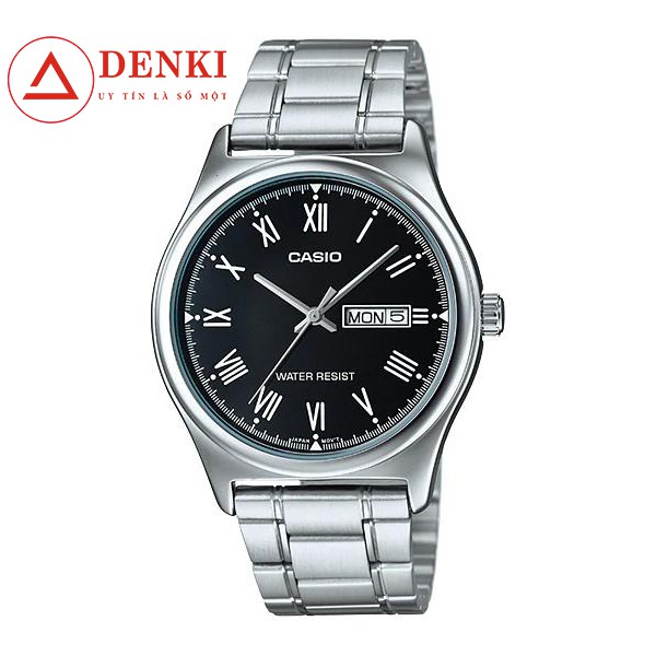 Đồng hồ nam dây thép không gỉ Casio Standard chính hãng Anh Khuê MTP-V006D-1BUDF