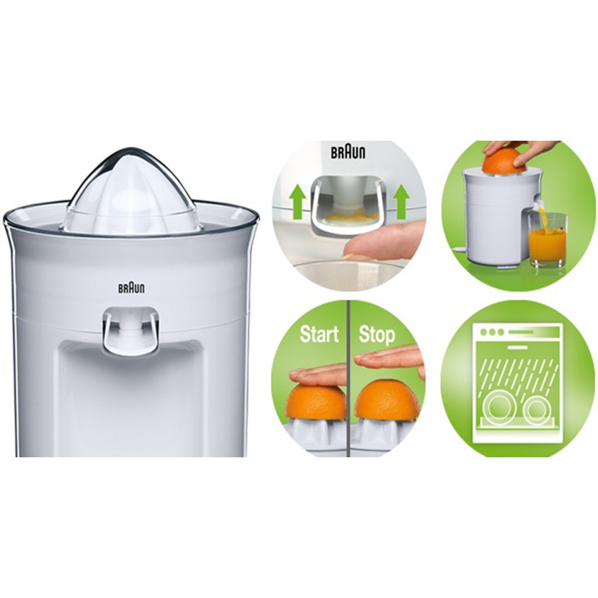 Máy vắt vam Braun CJ3050 - 60W Hàng chính hãng