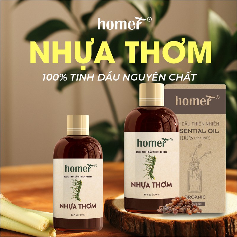 Tinh dầu Nhựa Thơm Homer - Copaiba Essential Oil - đạt chuẩn chất lượng kiểm định