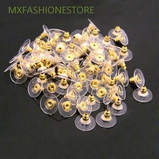 Set 50 Nút Bịt Khuyên Tai Bằng Cao Su Mềm Nhiều Màu