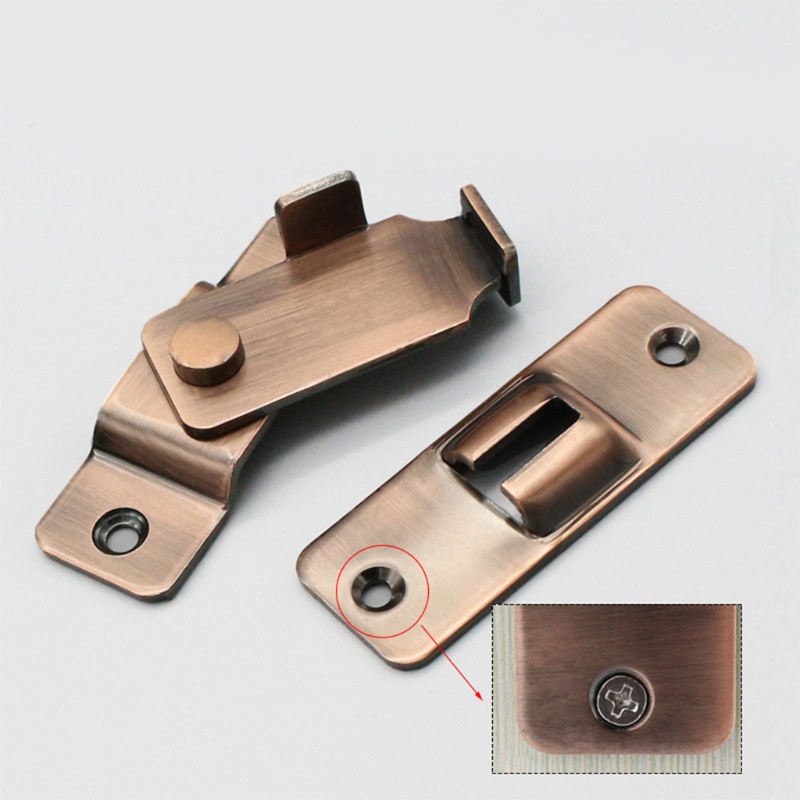 Chốt Khóa Cửa Góc Phải Bằng Thép Không Gỉ Tiện Dụng