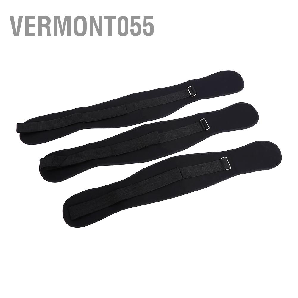 Có thể bán buôn Đai tập tạ ba kích màu đen hỗ trợ tập luyện cho người tập thể dục Hàng giao ngayVermont055