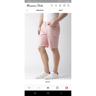 Quần Short jean Massimo Dutti