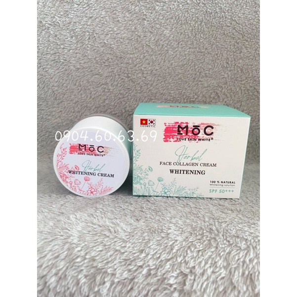 Kem MỘC Face Collagen 20g Dưỡng Trắng-Tái Tạo-Ngừa Lão Hoa