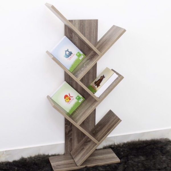 Kệ sách mini xương cá 5 tầng ( thiết kế đơn giản và sang chảnh )
