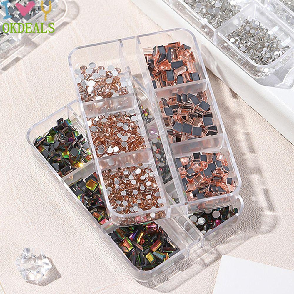 Hộp Kim Tuyến Lấp Lánh Trang Trí Móng Tay Nghệ Thuật Thủ Công