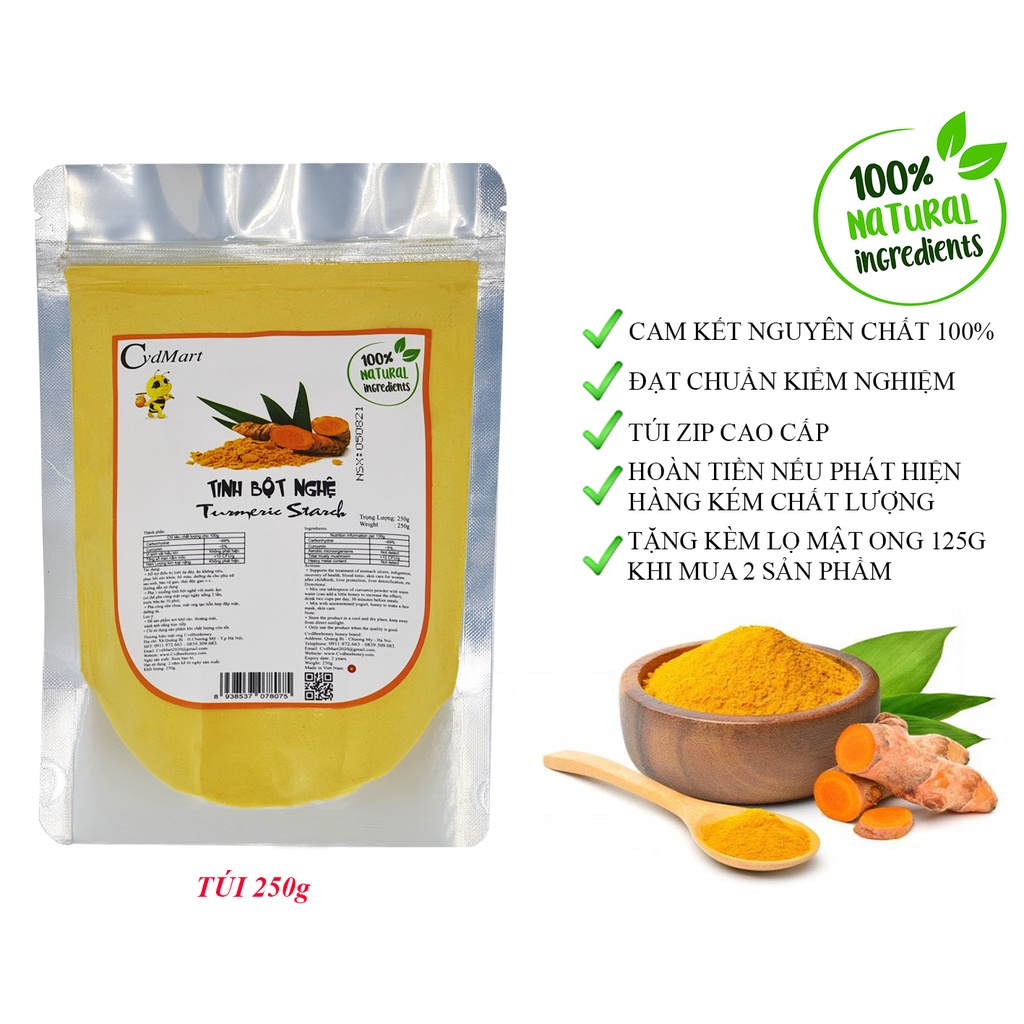 Que gỗ lấy mật ong CvdBeehoney kích thước dài 15cm