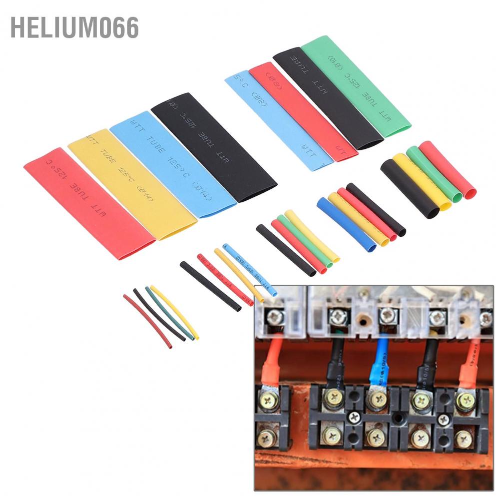 164 cái Bộ ống co nhiệt Polyolefin Dây bọc cách điện Helium066
