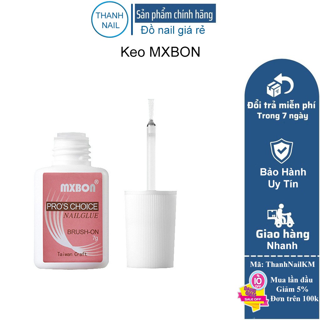 Keo dán móng mxbon nhanh gọn lẹ chai 7g