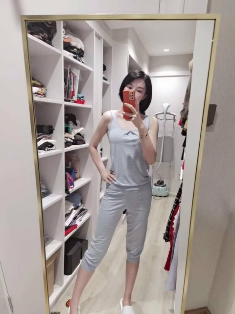 Bộ Mặc Nhà Nữ Basic Cotton Modal