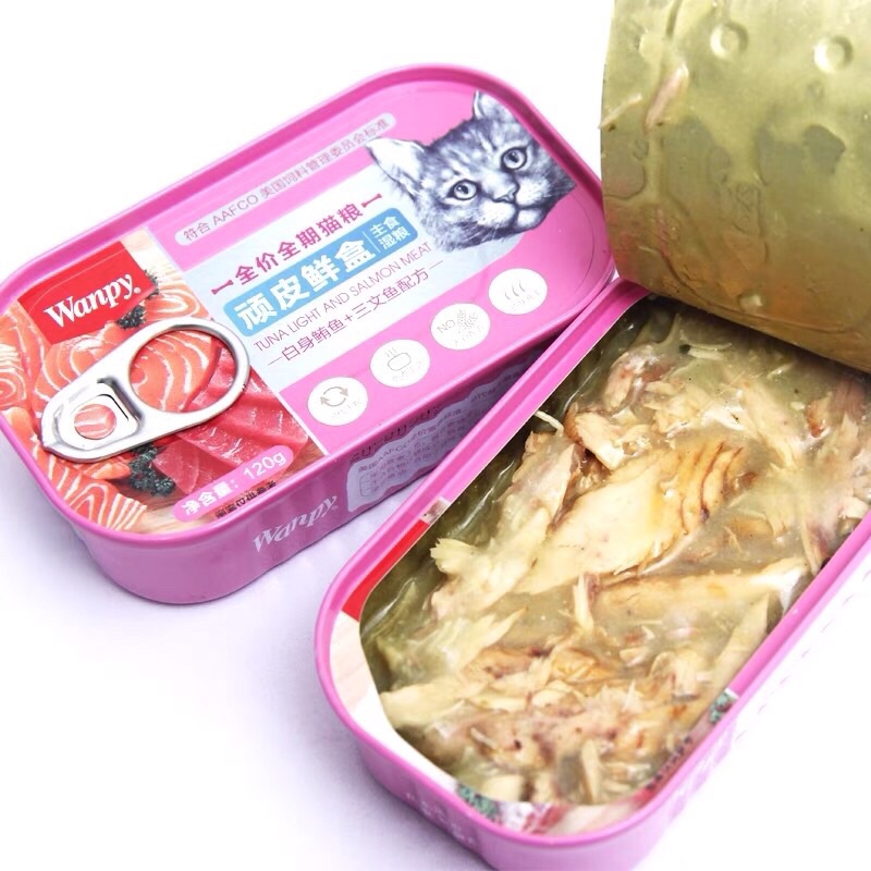 Pate Wanpy 120gr đồ ăn cho mèo cung cấp dinh dưỡng cho mèo tăng cân