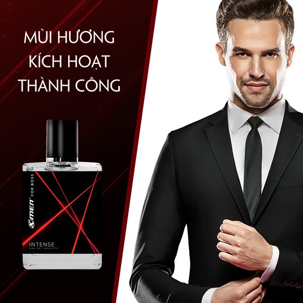 Nước Hoa Cao Cấp X-Men For Boss Intense 49ml- Hương Trầm Nội Lực