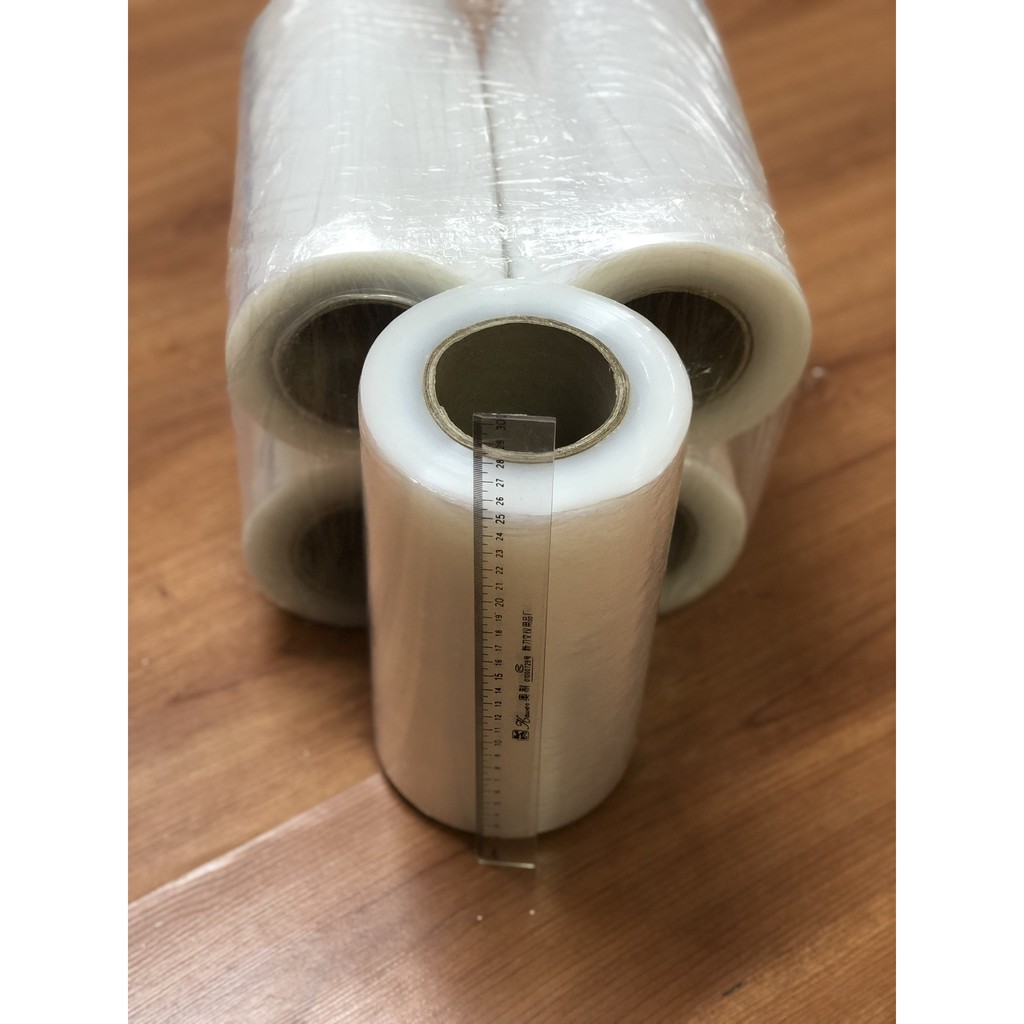 Màng cuốn ủ tê, quấn giảm béo 2kg-25 cm - LÕI MỎNG - 560mét