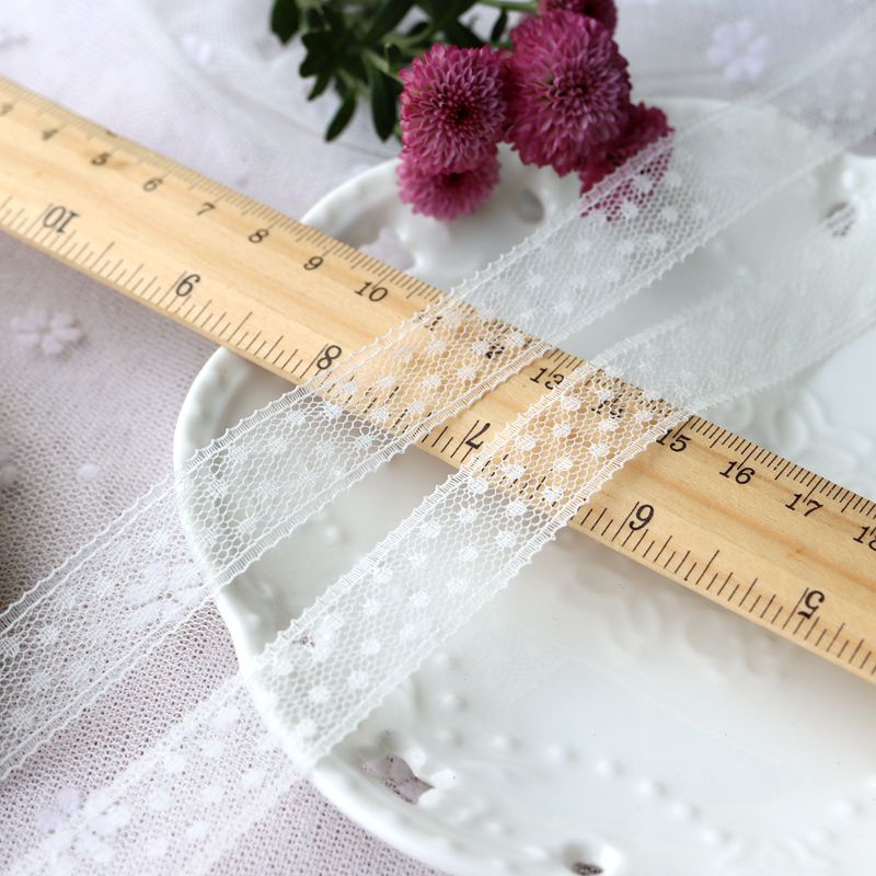 Dây ruy băng in họa tiết chấm mi dùng làm đồ thủ công / may vá diy