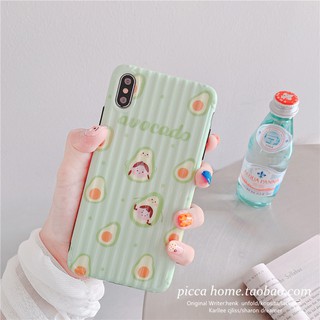 [ IPHONE ] Ốp Lưng Vali Dẻo 3D Hình Qủa Bơ