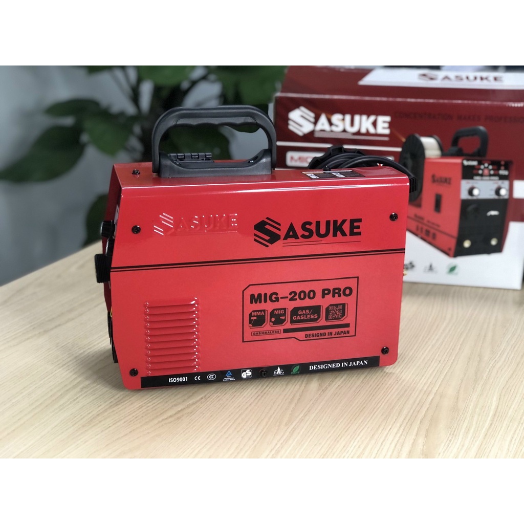 Máy Hàn MIG 5 chức năng Sử Dụng Cả Cuộn Dây 1 KG Và 5 KG Mig 200 pro sasuke - KÈM NHIỀU QÙA TẶNG