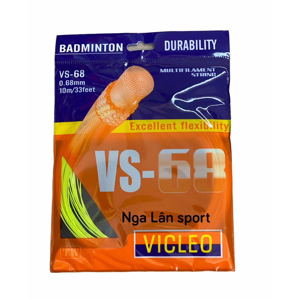 Dây căng vợt VS-68 siêu rẻ, chất lượng, màu sắc đa dạng