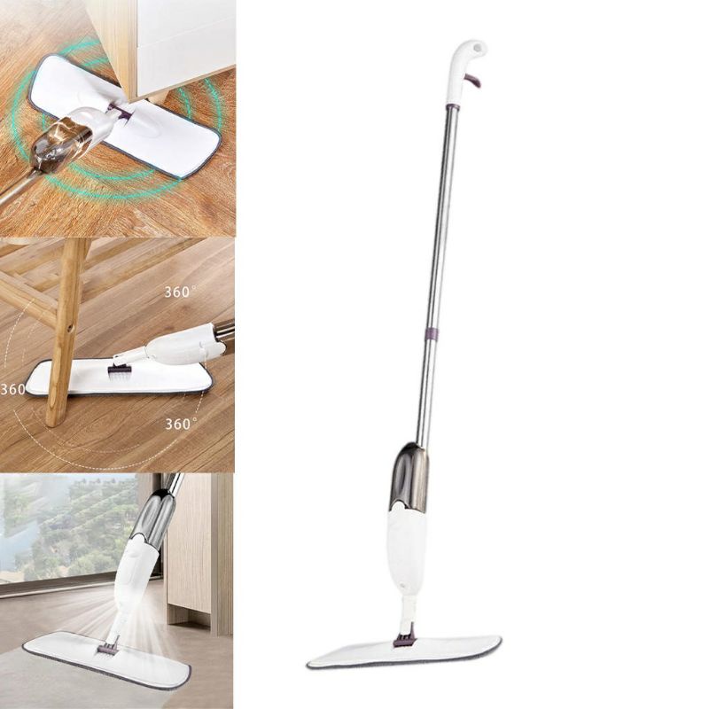Cây lau nhà 360 độ thông minh có bình xịt phun sương 2in1