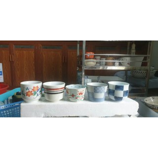 Combo ly gốm sứ làm chậu