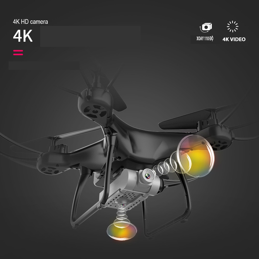 Flycam,Flycam mini F82 Định Vị -2 Camera full 1080k -Chống rung Chụp Ảnh Quay Video Trên Không-Atlanta