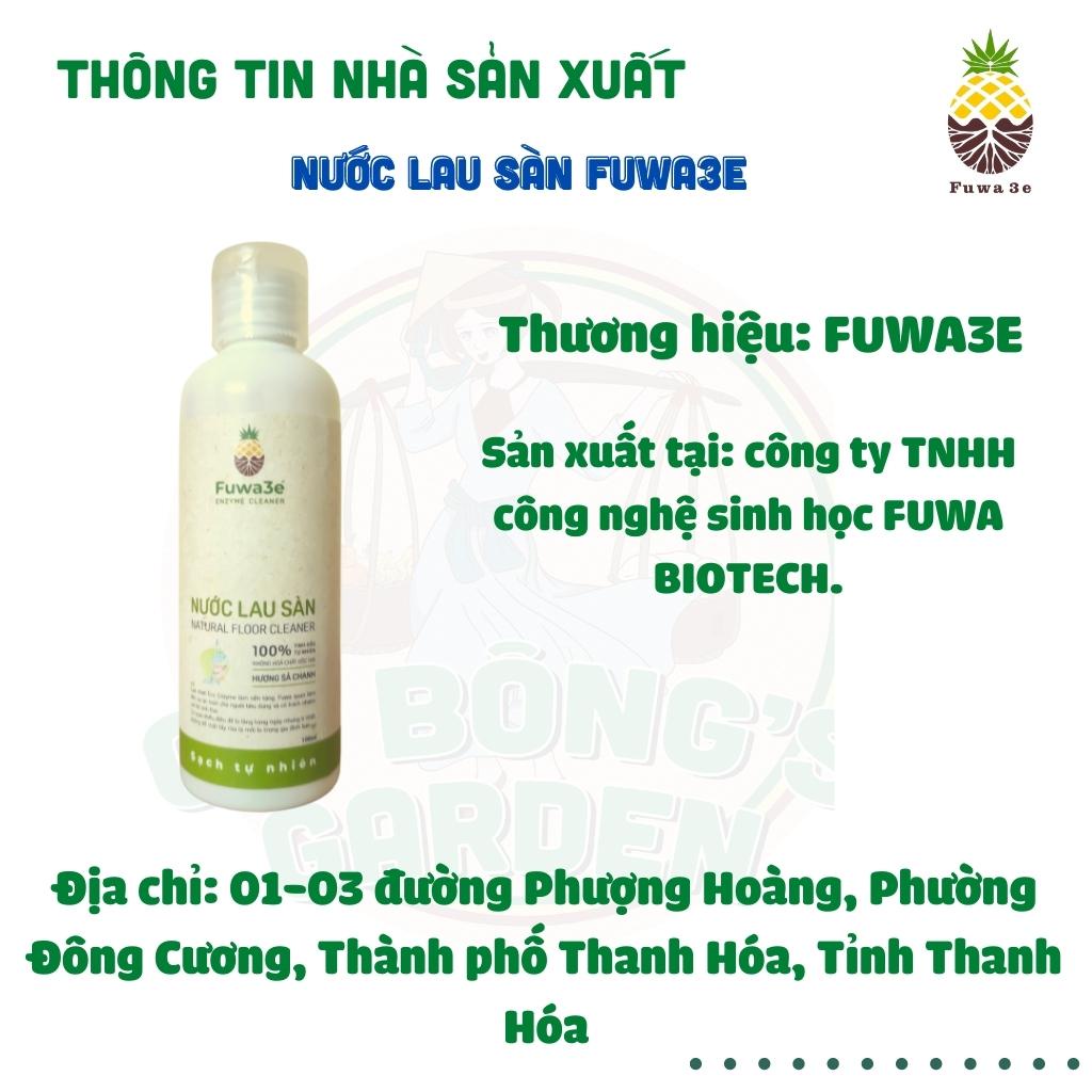 Nước Lau Sàn Hữu Cơ Enzyme Sinh Học Diệt Muỗi Cho Da Nhạy Cảm Thơm Mát Tự Nhiên Chai 100ml