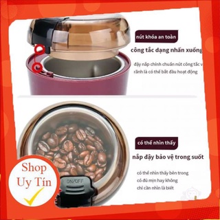 Máy Nghiền Đồ Khô Xay Các Loại Hạt, Ngũ Cốc CaFe Gạo, Nếp Siêu Tốc - Máy Cầm Tay Mini Xay Hạt Siêu Tốc - Tiện Lợi