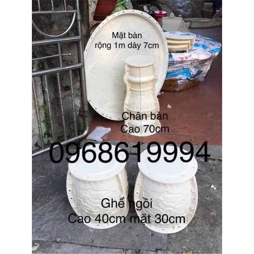 Khuôn đúc bàn ghế sân vườn