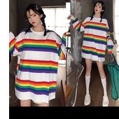 Áo thun tay dài kẻ sọc phong cách Cbiz Tiêu Chiến